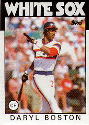 1986 Topps Baseball Cards      139     Daryl Boston